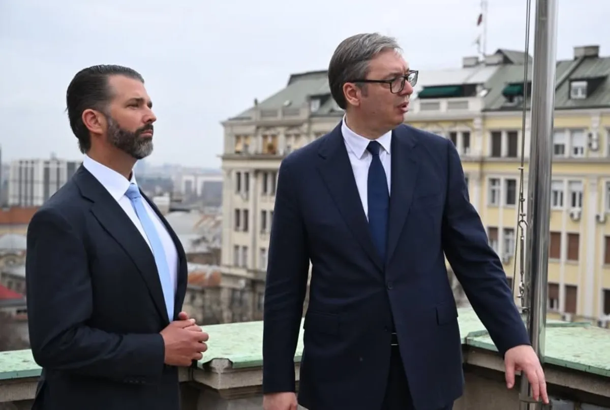 Un figlio di Trump incontra il presidente serbo mentre si rafforza il progetto di un Trump Hotel a Belgrado