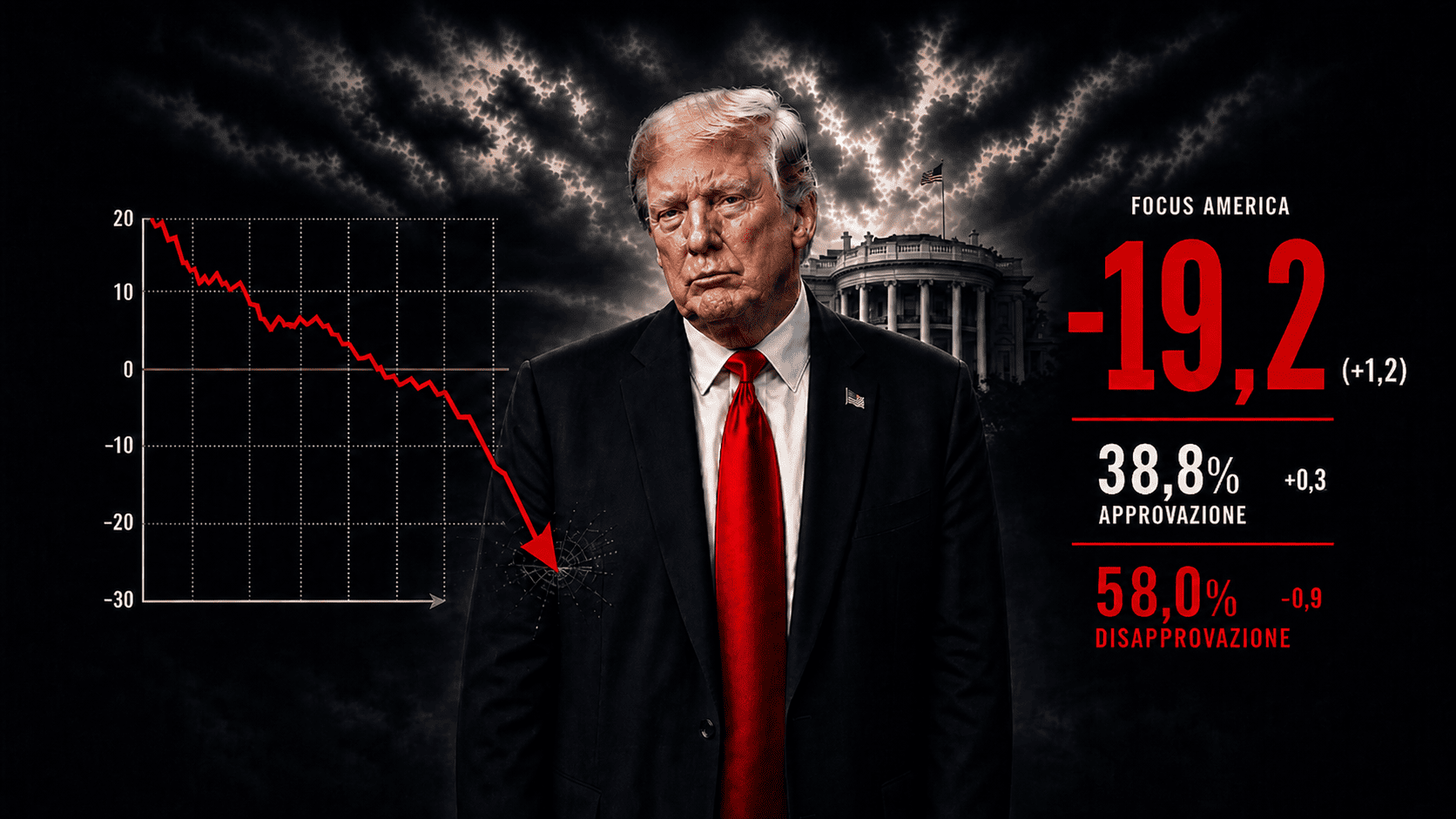 Popolarità Trump, rimbalzino in mezzo a numeri sempre terribili (03 maggio)
