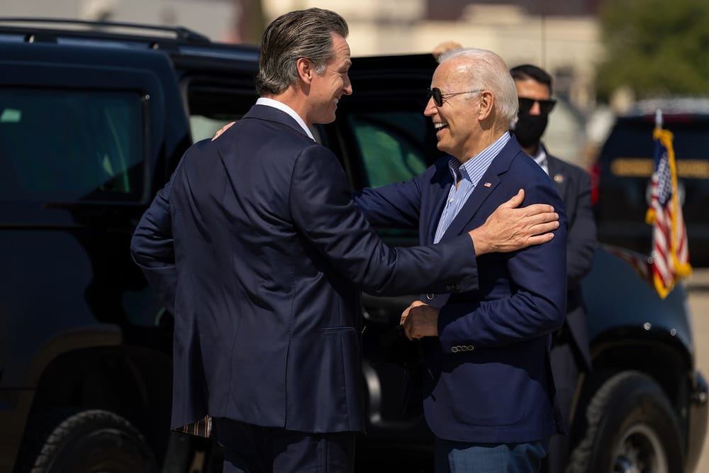 Newsom scommette su Biden in vista del 2028