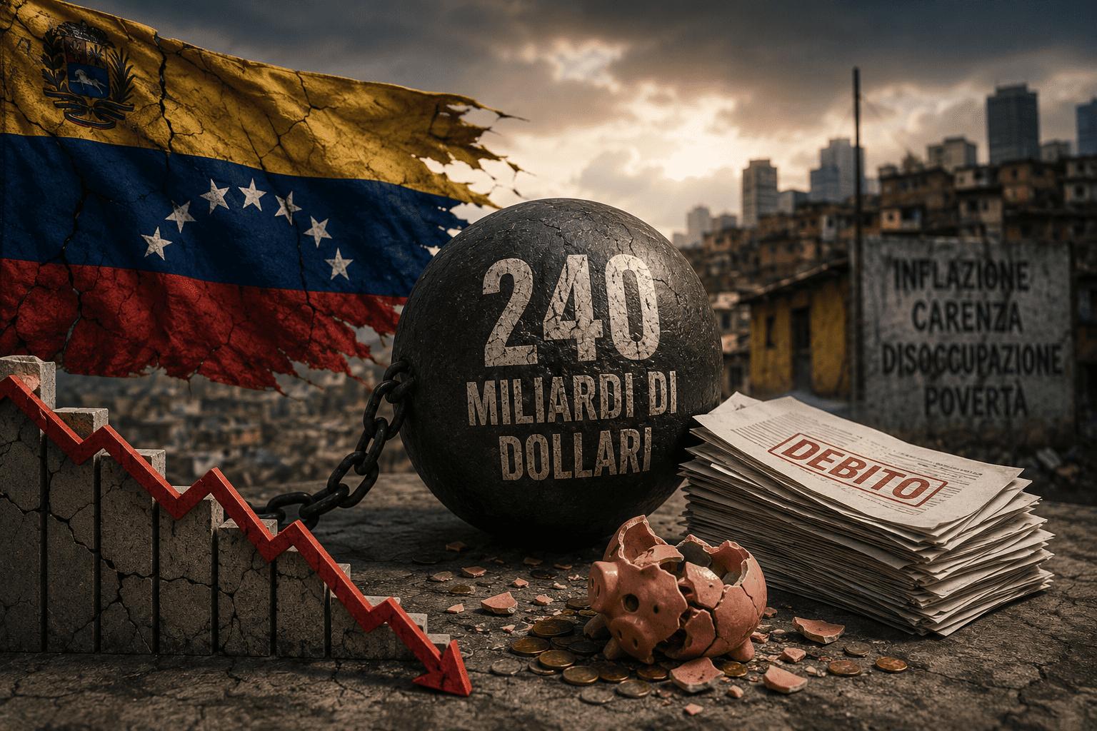 Il Venezuela scopre un debito da 240 miliardi di dollari lasciato da Maduro