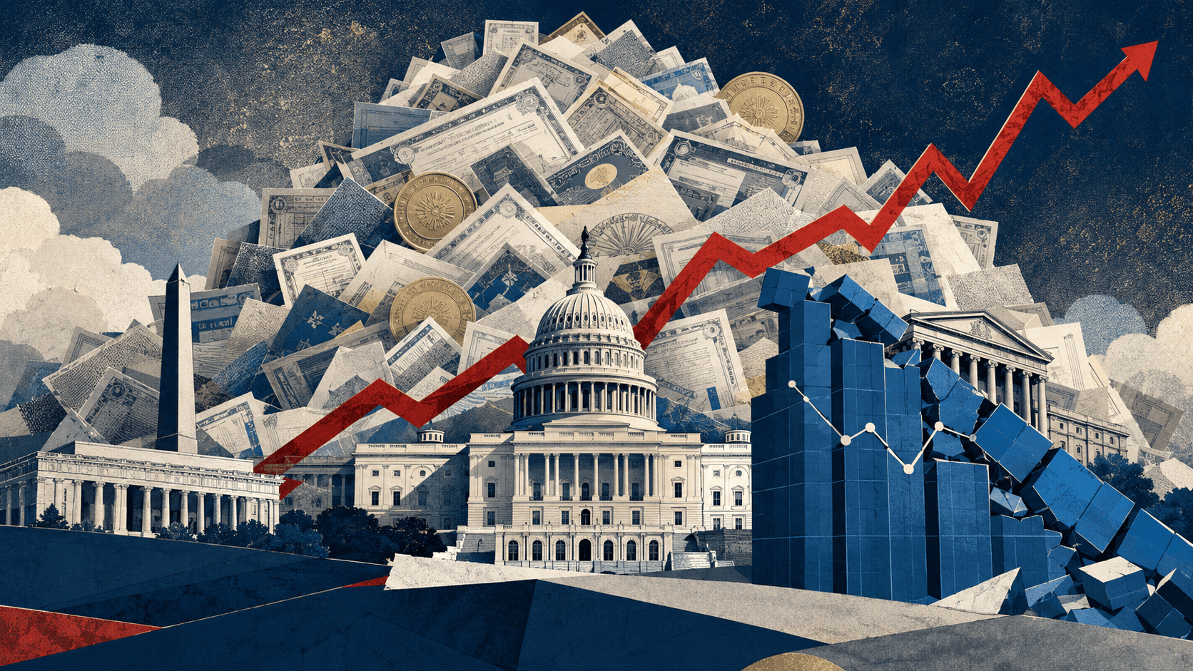 Il debito americano supera i 40mila miliardi e spaventa i mercati