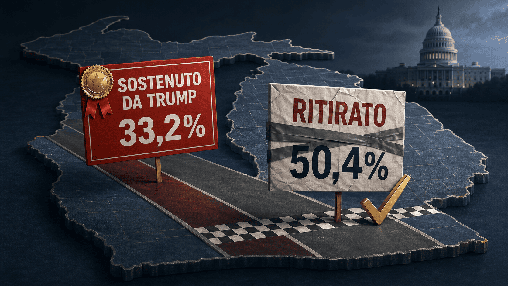Michigan, il candidato di Trump perde contro un rivale che si era ritirato