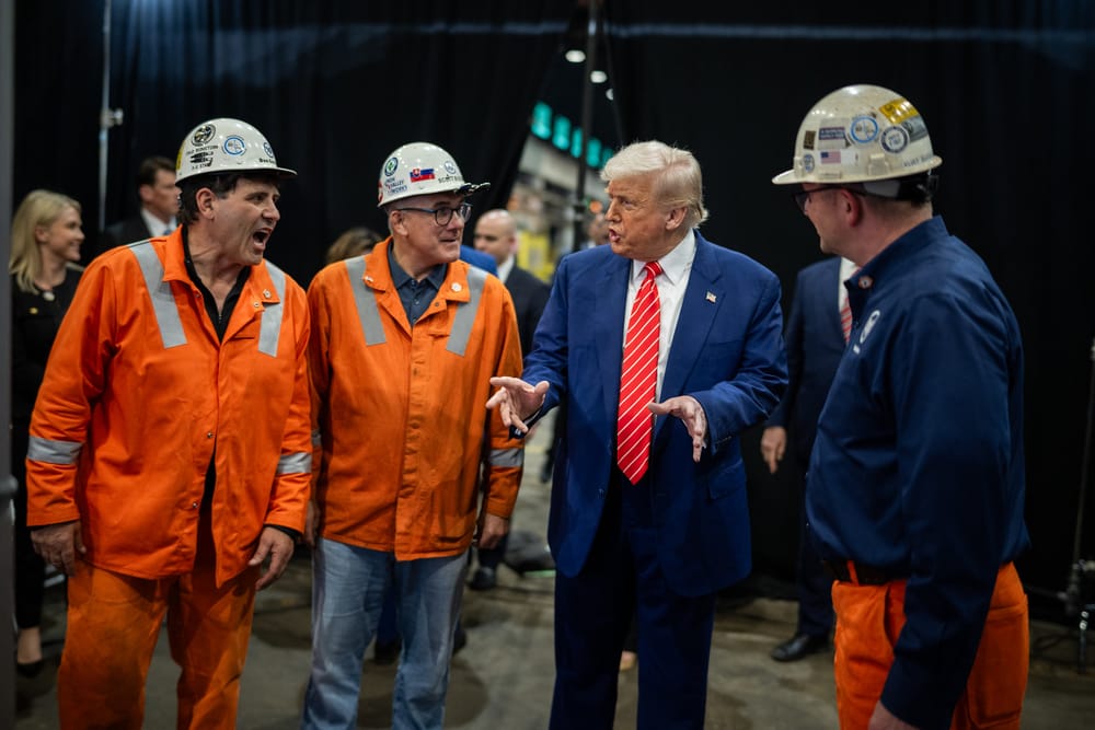 I dazi di Trump non convincono nemmeno gli operai