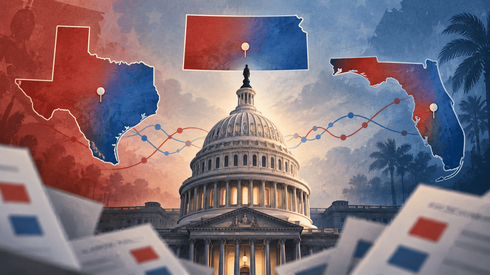 Dai sondaggi arrivano segnali d'allarme per i repubblicani in Florida, Kansas e Texas
