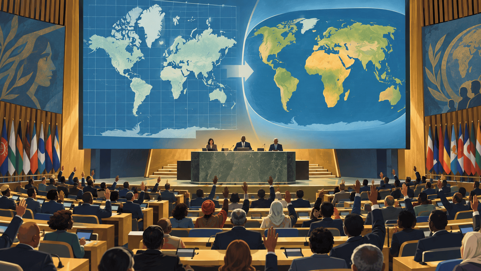 L'Onu abbandona la proiezione di Mercatore: gli Stati Uniti unici a votare contro