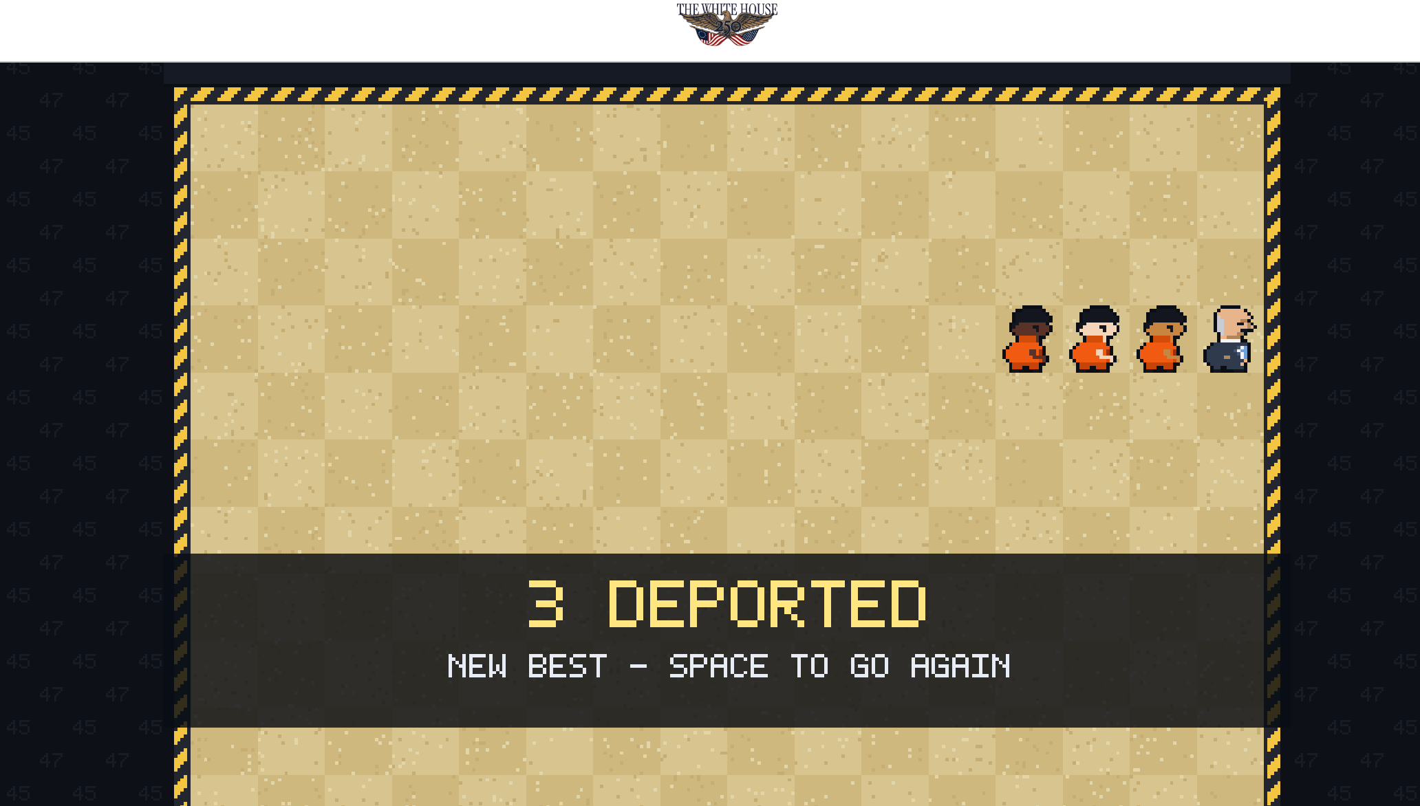 La Casa Bianca lancia un gioco online dove si catturano gli immigrati