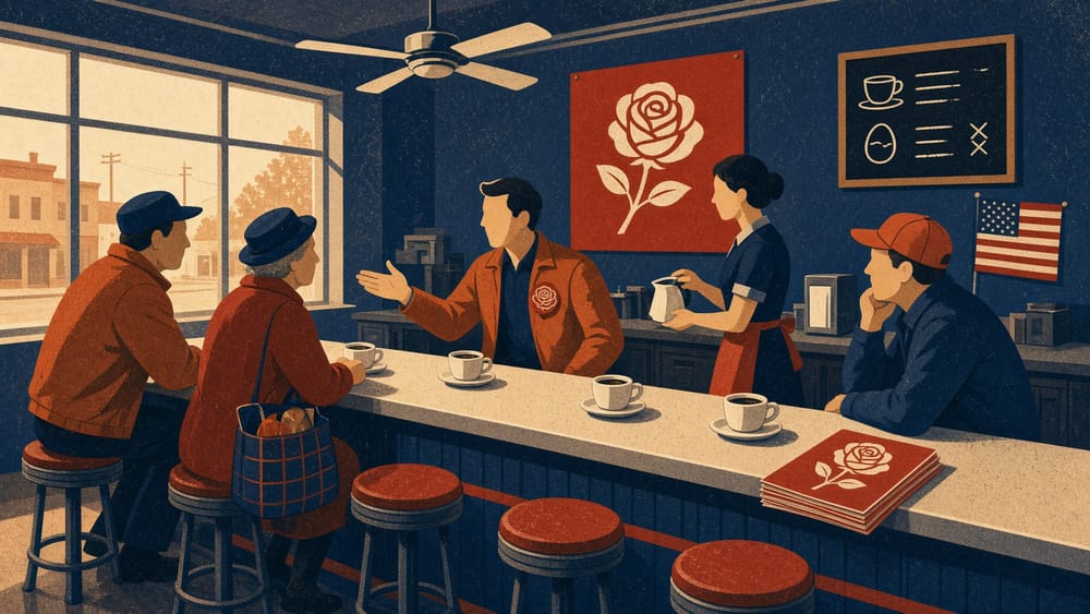 Caffè, softball e picnic: come i socialisti americani reclutano nuovi militanti