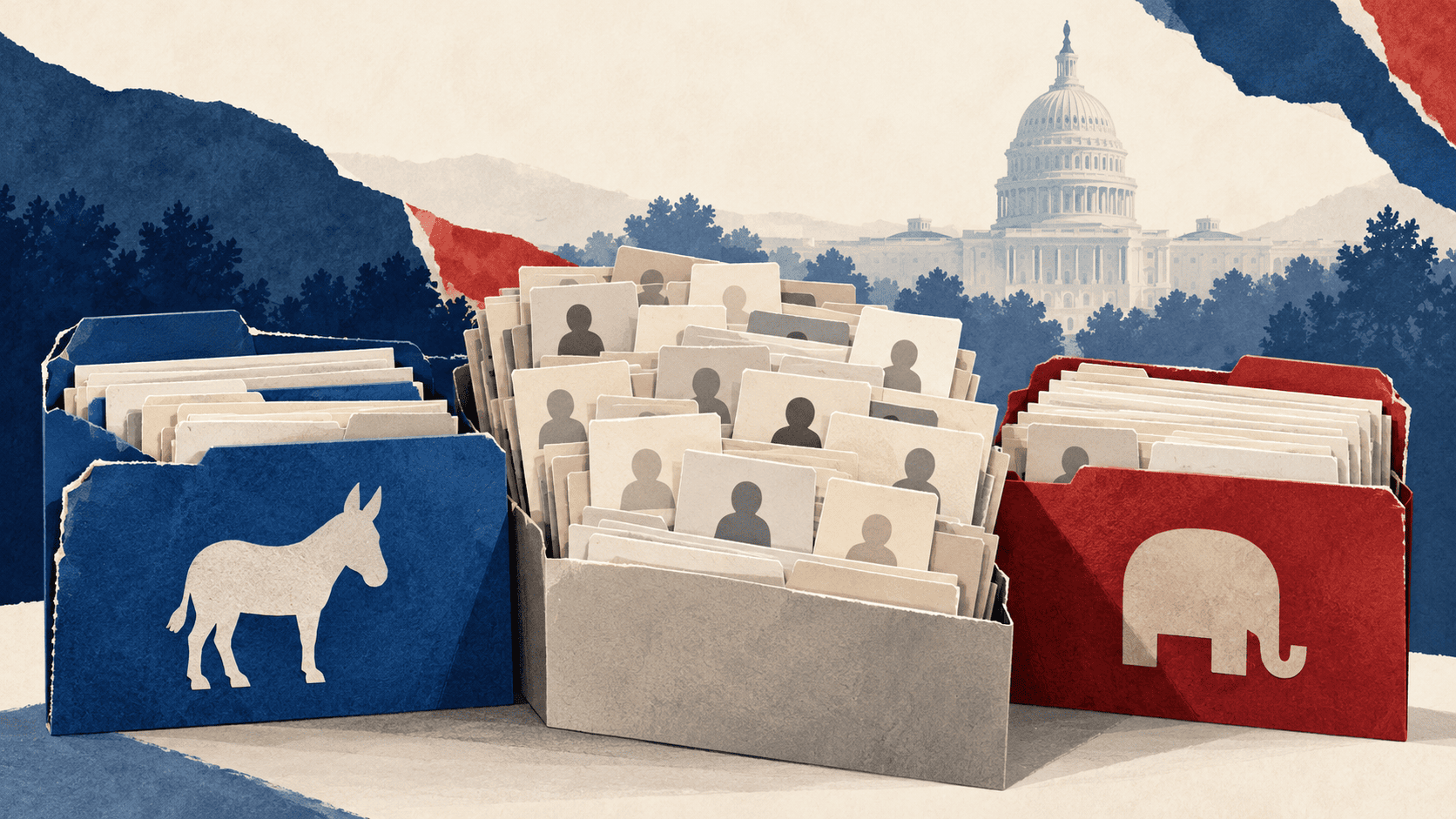 I dem arrivano alle midterm con 2,2 milioni di elettori registrati in meno rispetto al 2024