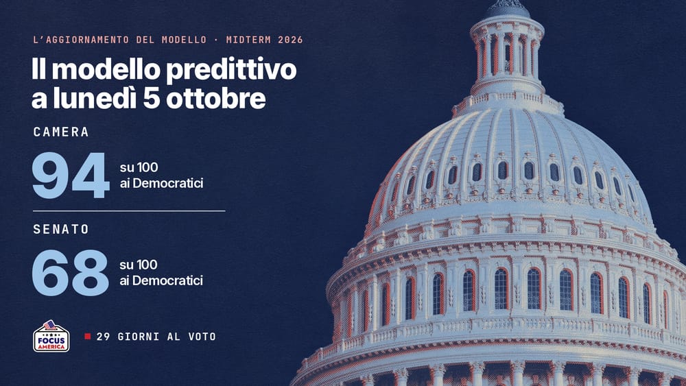 Il nostro modello: il Maine si avvicina ai repubblicani, il Senato scende a 68 su 100