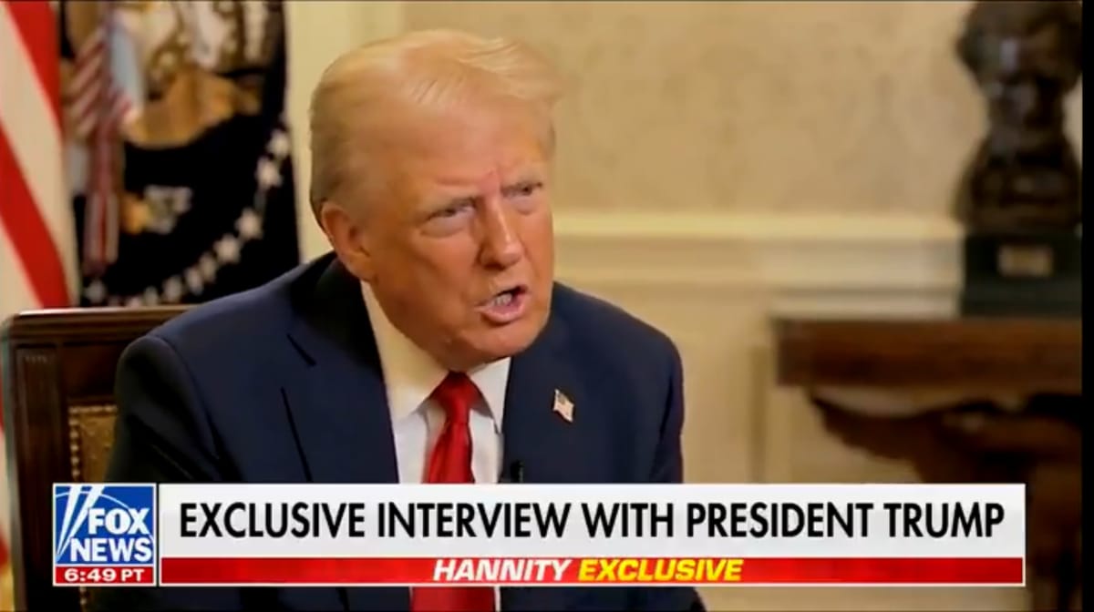 La prima intervista di Trump da presidente rieletto con Fox News