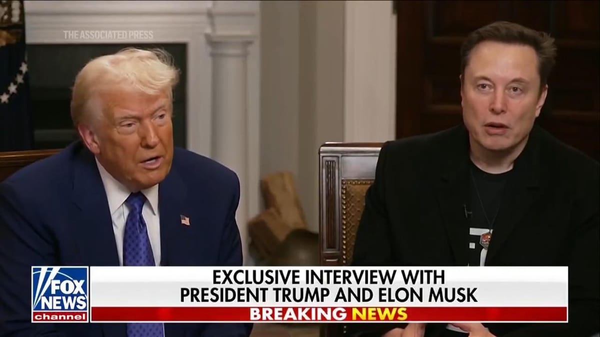 Trump e Musk sono stati intervistati congiuntamente da Sean Hannity su Fox News