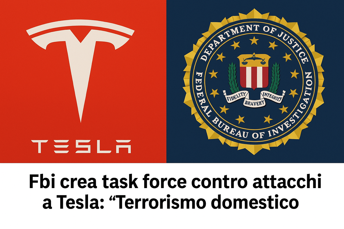 L’Fbi crea una task force contro gli attacchi a Tesla: "Terrorismo domestico"