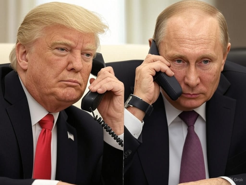 Trump e Putin danno il via ai negoziati di pace per il conflitto ucraino, dopo una chiamata telefonica