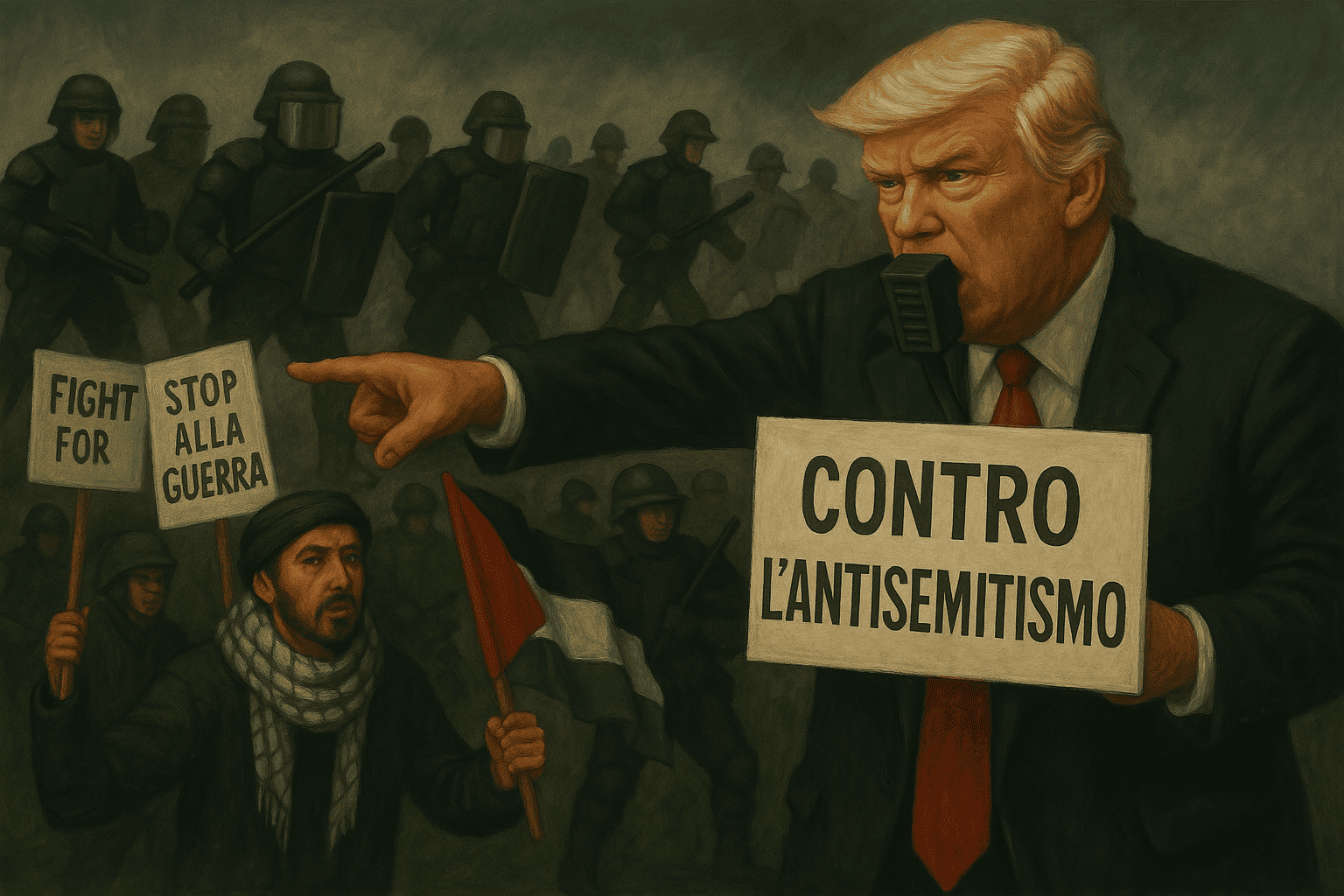Trump è stato accusato di strumentalizzare l'antisemitismo per giustificare politiche repressive