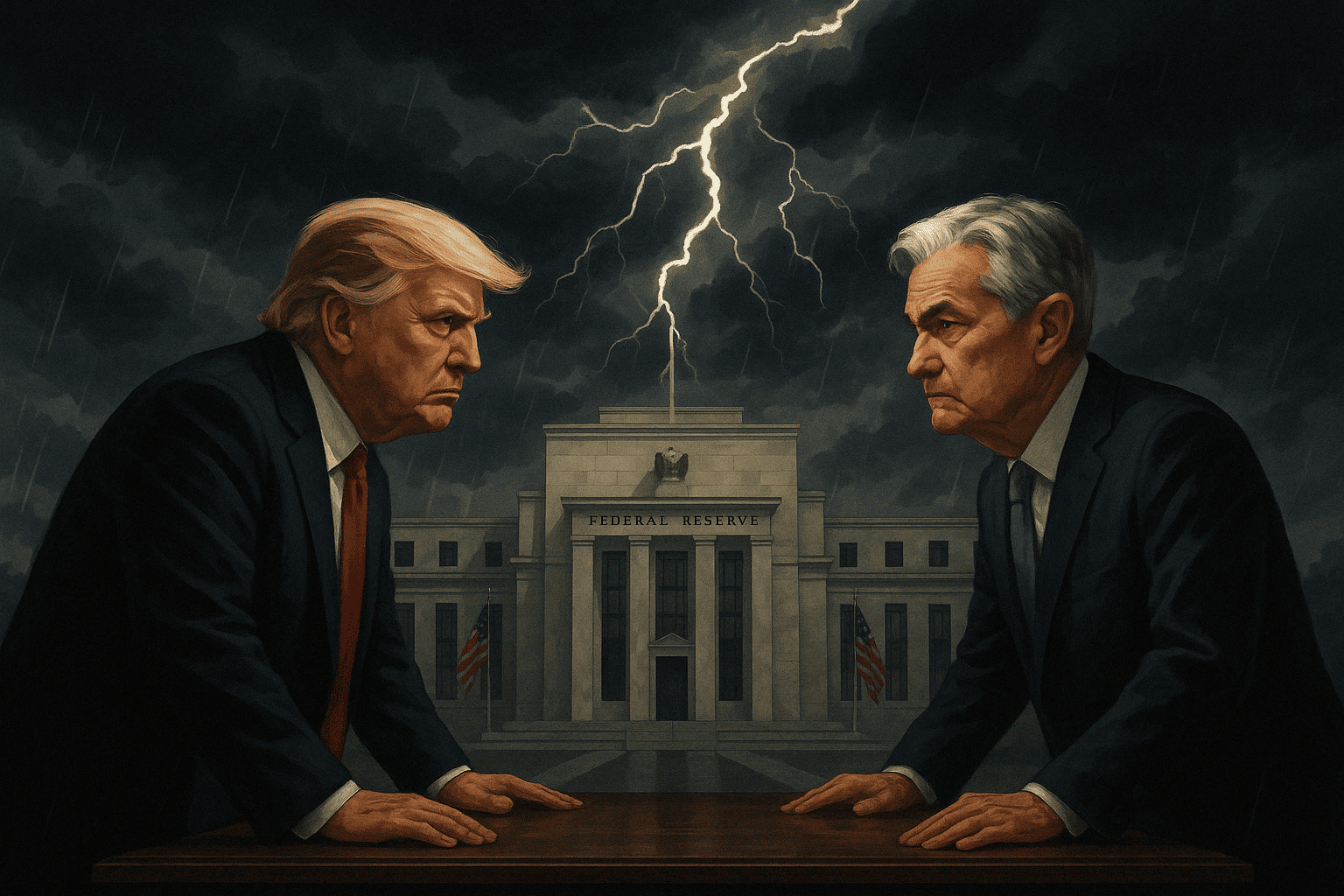 Trump attacca Jerome Powell della Fed per non aver abbassato i tassi d'interesse velocemente