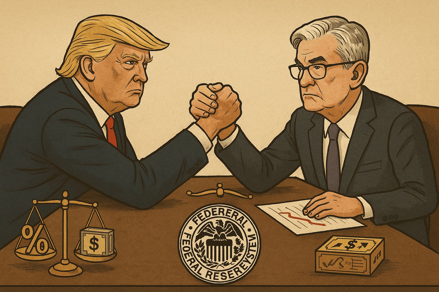 Trump smentisce l'intenzione di licenziare il presidente della Fed Powell
