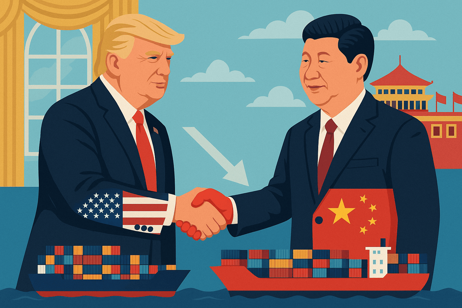Trump prevede una forte riduzione dei dazi sulla Cina dopo che avrà tenuto i negoziati con Xi Jinping