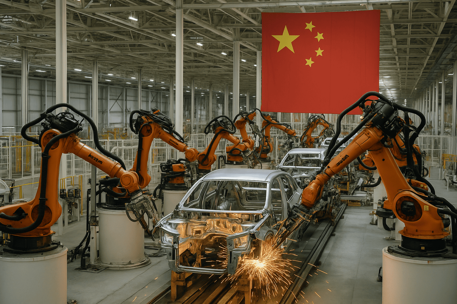 Cina, un esercito di robot nella guerra dei dazi