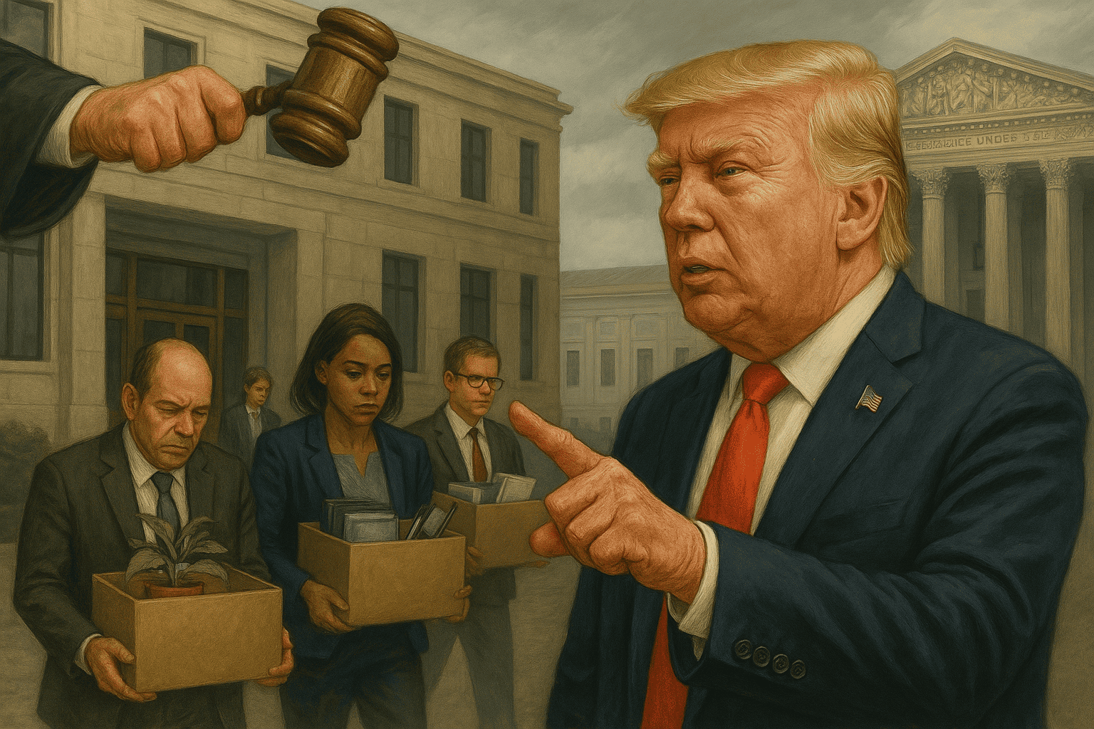 La Corte Suprema autorizza i licenziamenti dei dipendenti federali in periodo di prova voluti da Trump