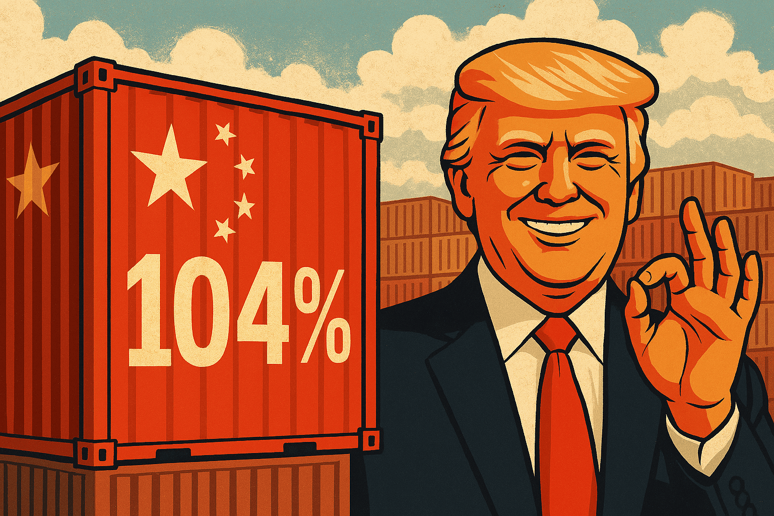 Entrano in vigore i dazi americani del 104% contro la Cina