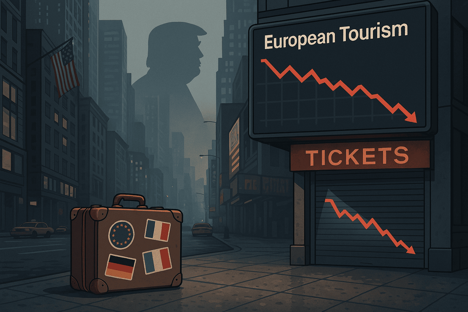Turismo europeo negli Stati Uniti in caduta libera: la crisi nell’era Trump
