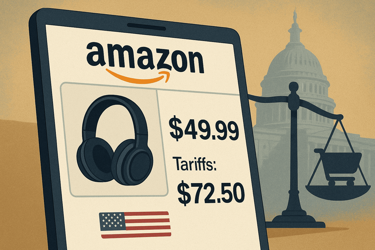 Aggiornato: Amazon smentisce di voler mostrare ai consumatori il costo dei dazi di Trump sui prodotti venduti negli USA