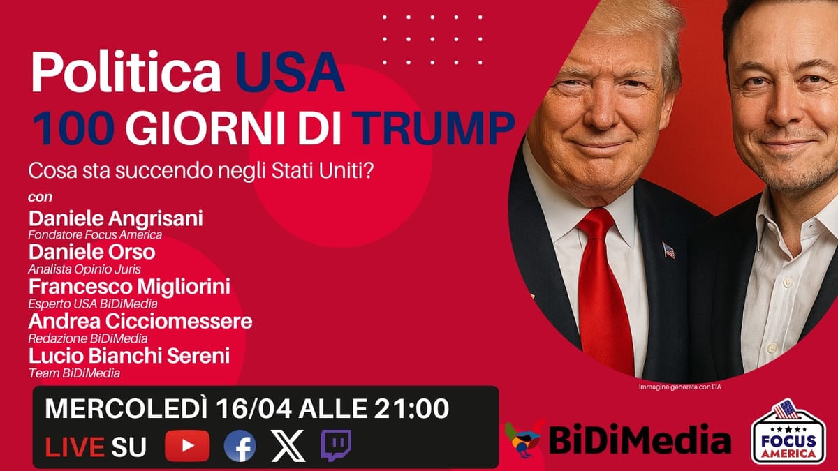 Angrisani commenta i primi 100 giorni in diretta su Bidimedia