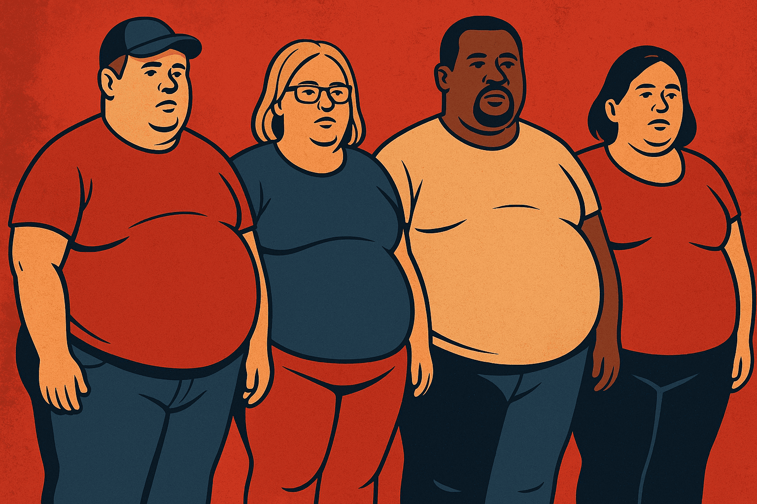 I 10 Stati americani con i più alti tassi di obesità