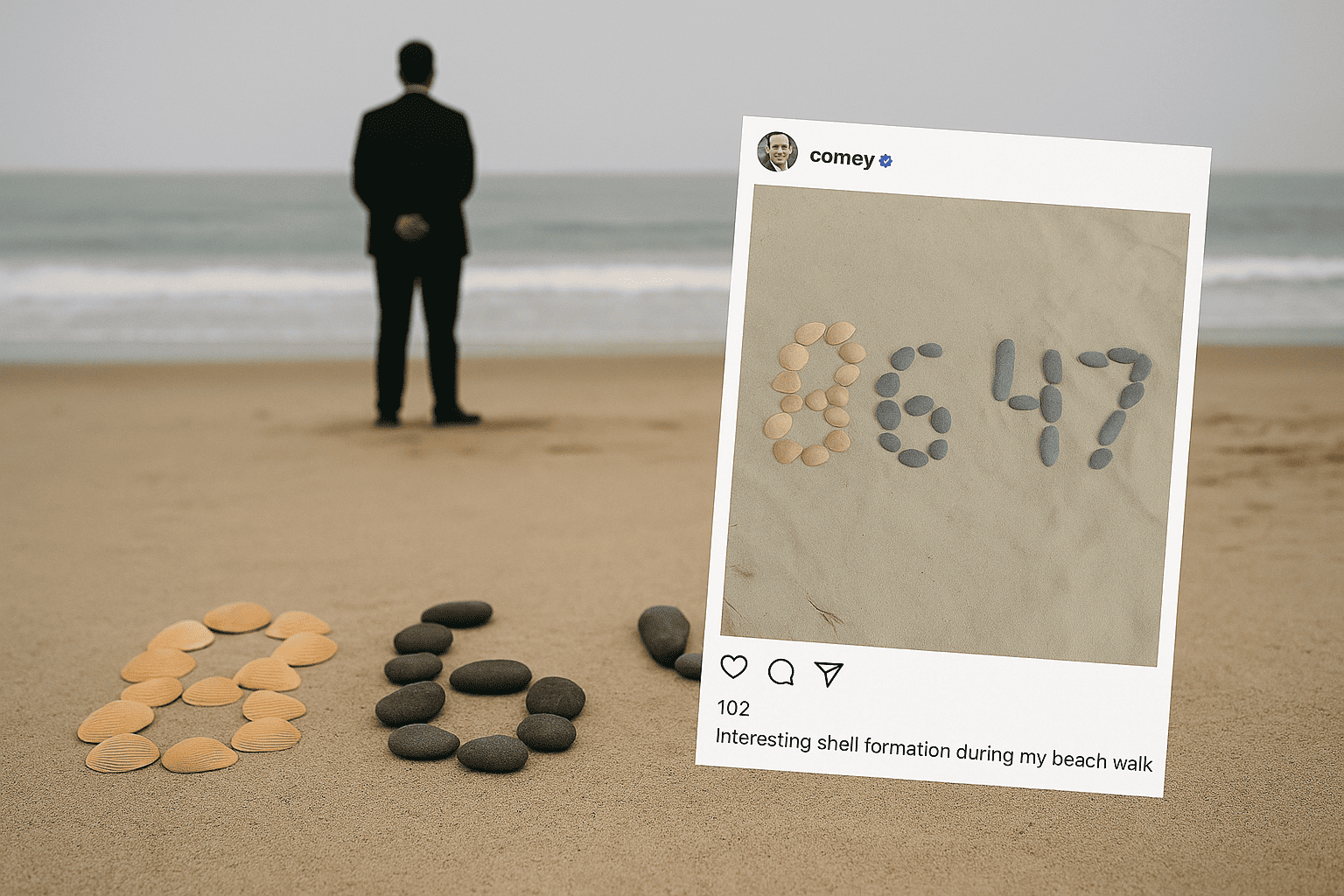James Comey accusato di aver incitato l'assassinio di Trump per un post su Instagram: aperta indagine