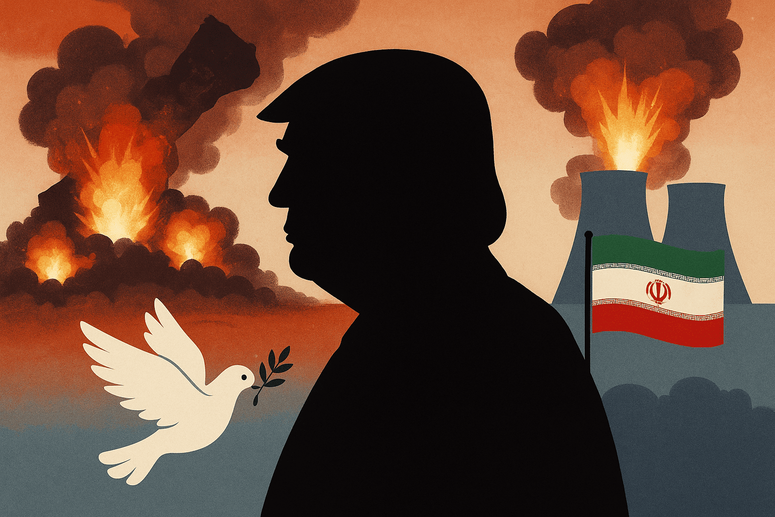 Trump spinge per la fine della guerra a Gaza e mostra ottimismo sui negoziati sul nucleare iraniano