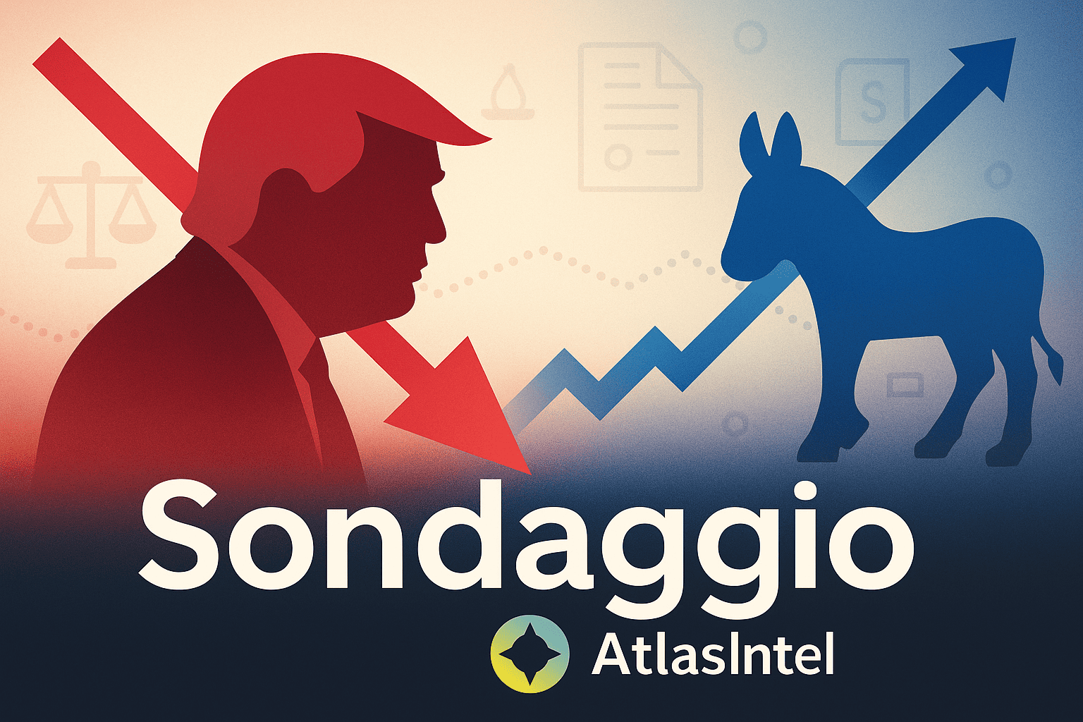Sondaggio AtlasIntel: disapprovazione record per Trump, netto vantaggio democratico alle midterm