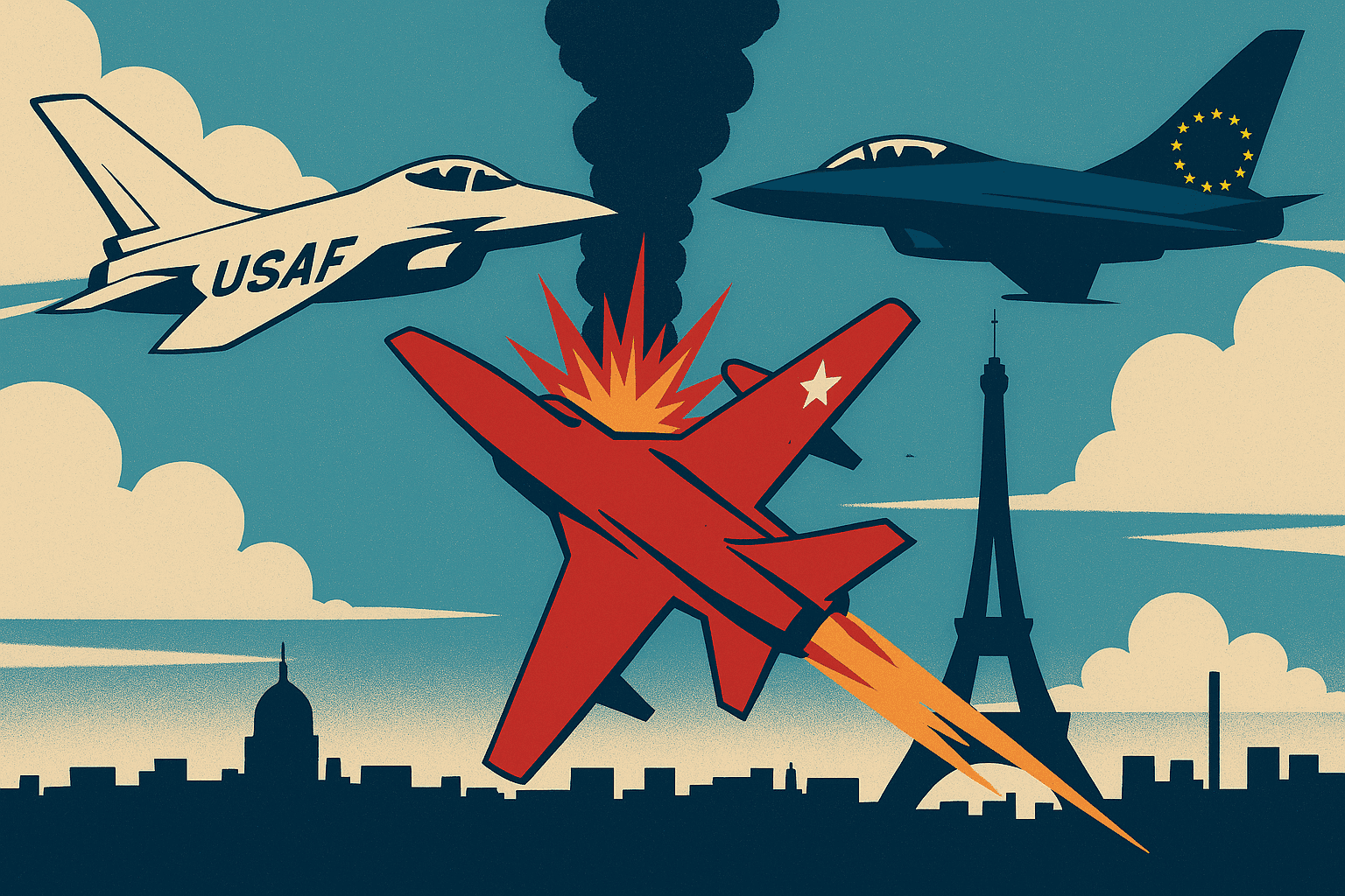La Nato dominerebbe lo spazio aereo in un conflitto con la Russia