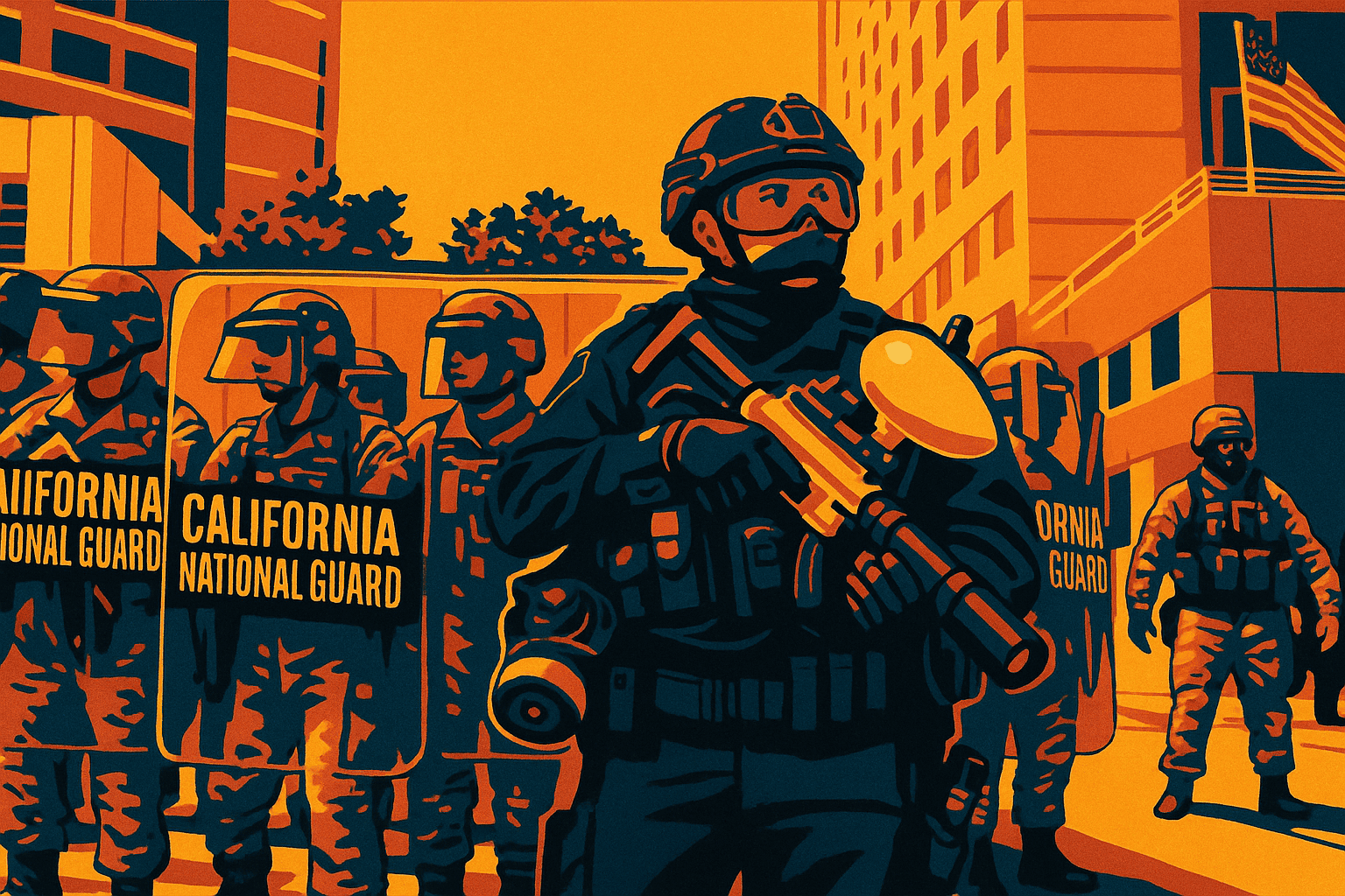 Americani divisi sulla risposta militare di Trump alle proteste di Los Angeles