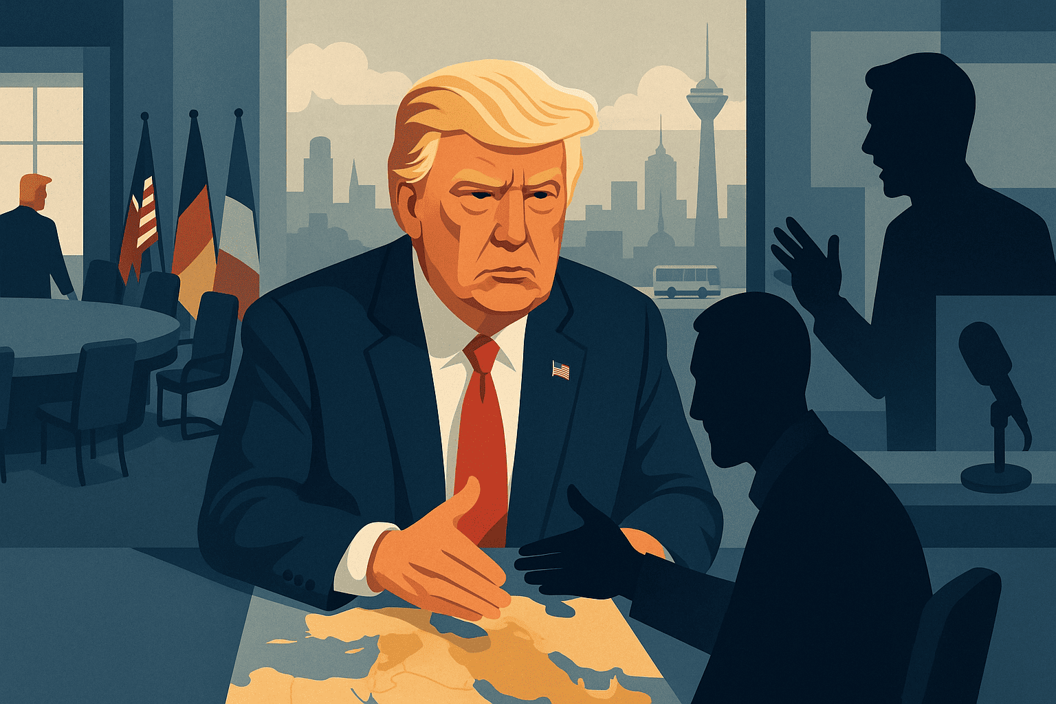 Trump valuta un incontro con l’Iran per una tregua mentre chiede l’evacuazione di Teheran
