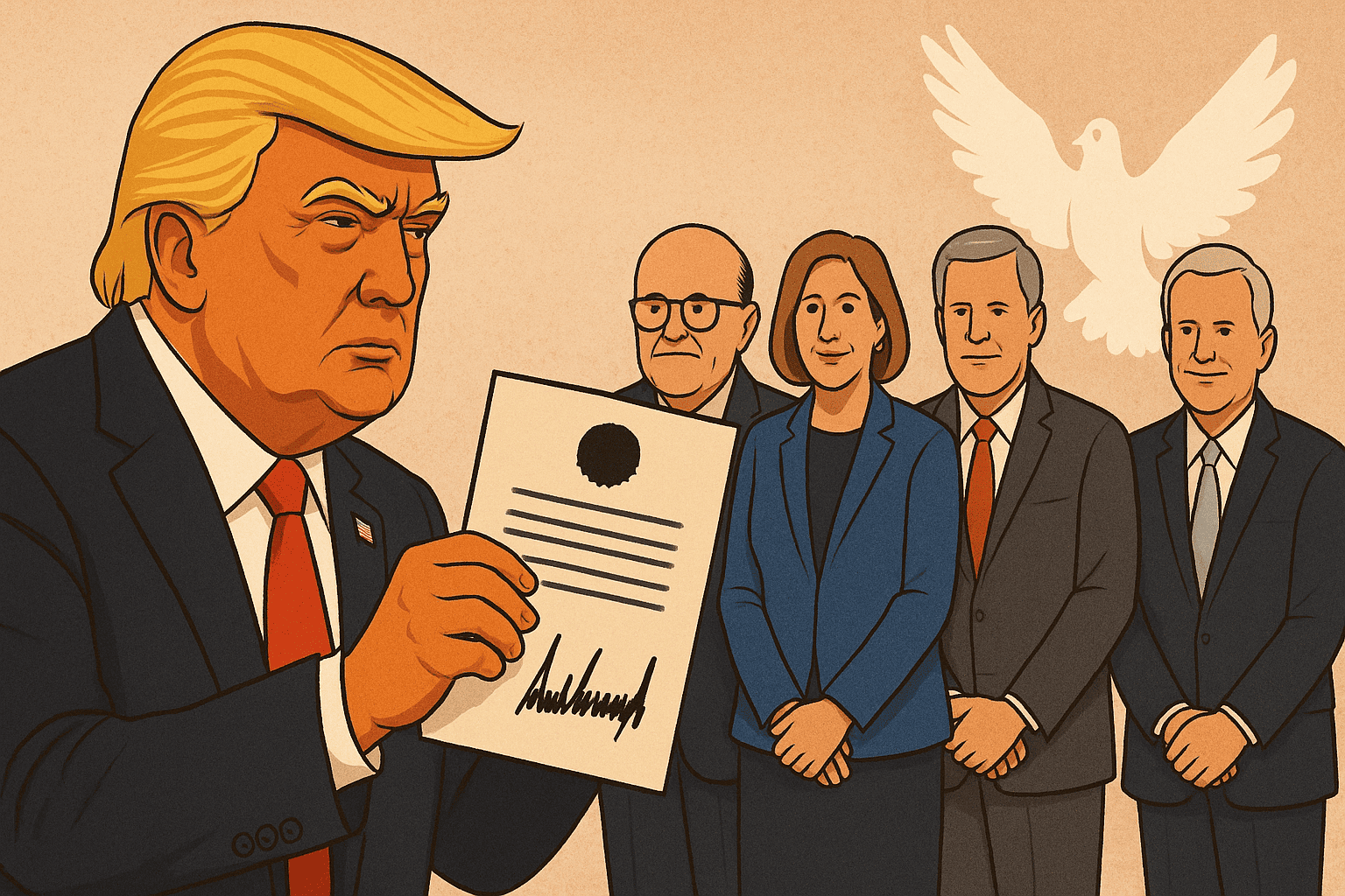 Trump concede la grazia ai suoi alleati coinvolti nei tentativi di ribaltare le elezioni del 2020