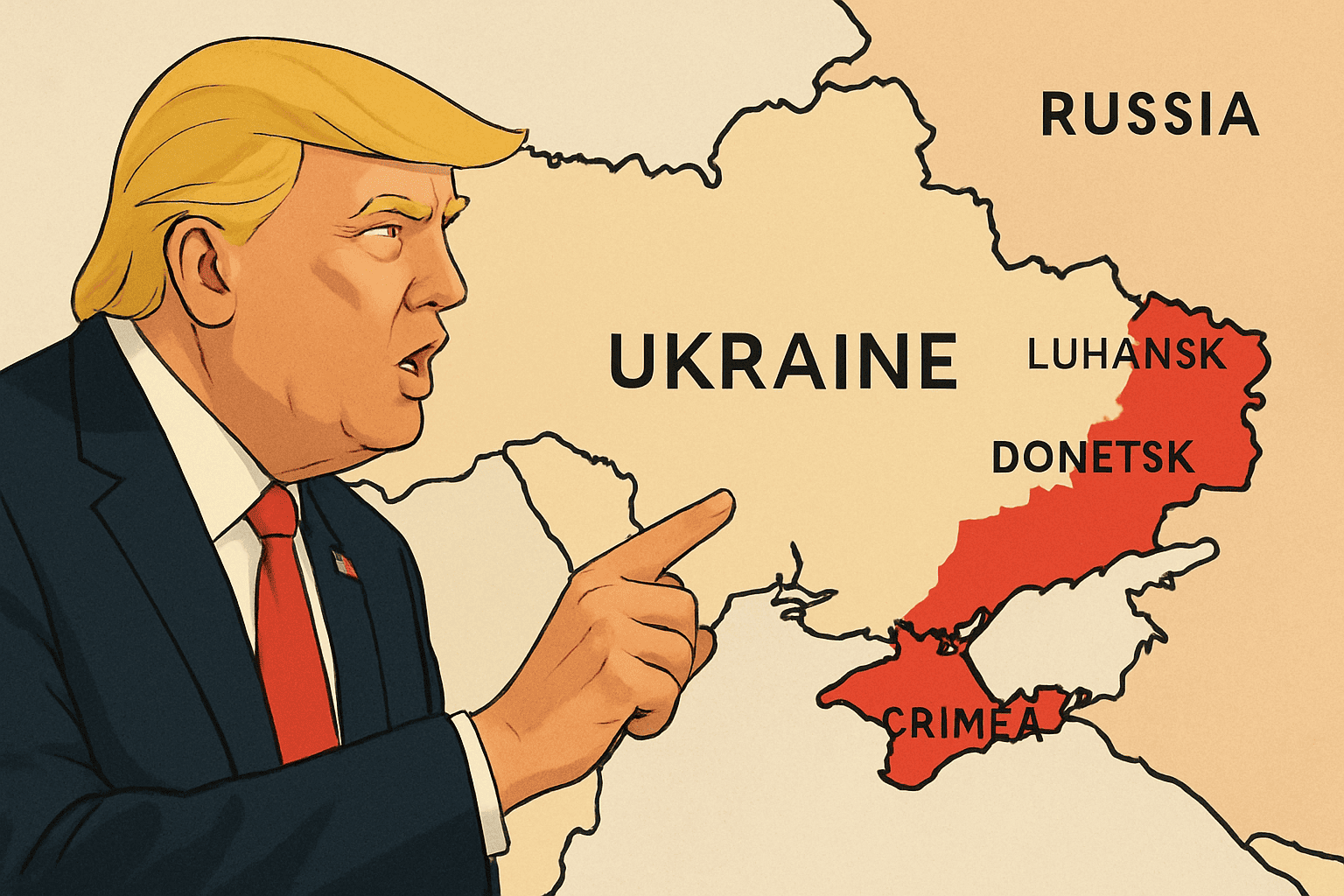 Il nuovo piano di Trump per l’Ucraina prevede concessioni territoriali alla Russia in cambio di garanzie di sicurezza