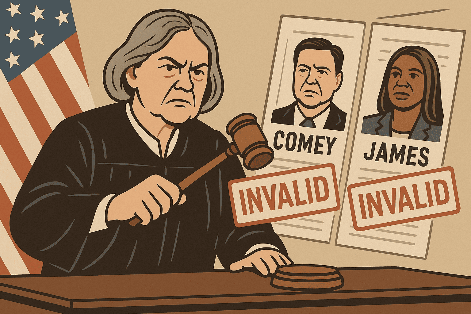 Una giudice federale archivia i processi contro Comey e James, il Pentagono indaga su Kelly