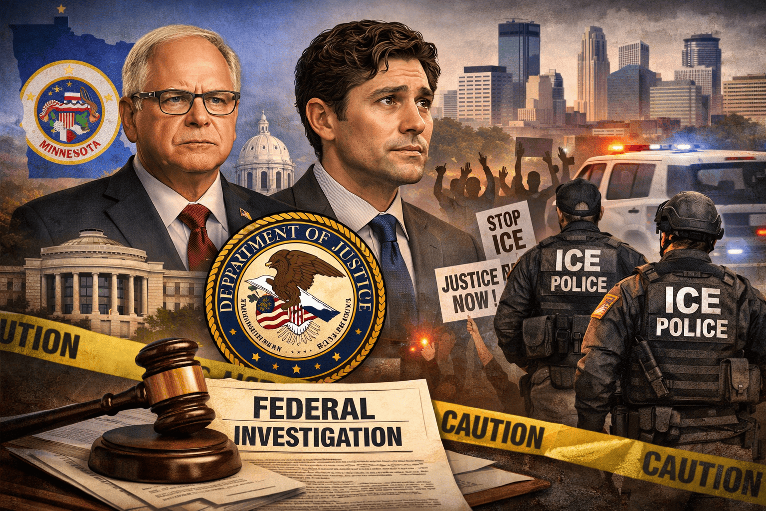 Aperta indagine contro il governatore del Minnesota ed il sindaco di Minneapolis per ostruzione agli agenti ICE