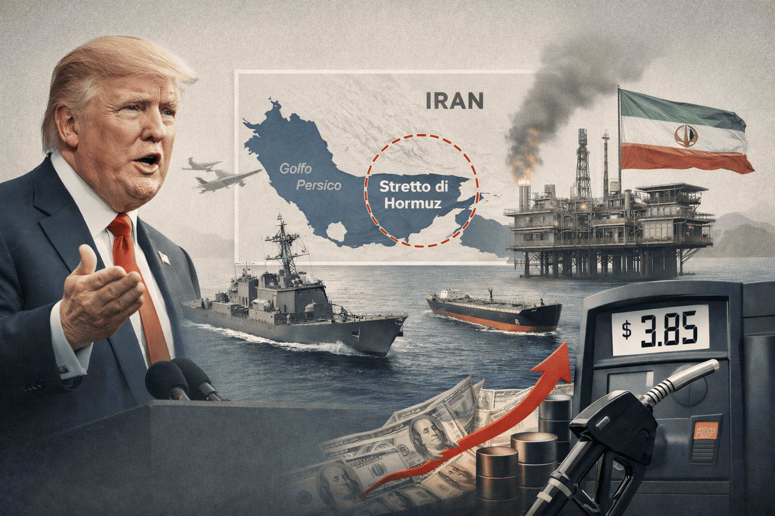 Trump: "La guerra è quasi conclusa", ma gli Usa valutano di prendere il controllo dello Stretto di Hormuz