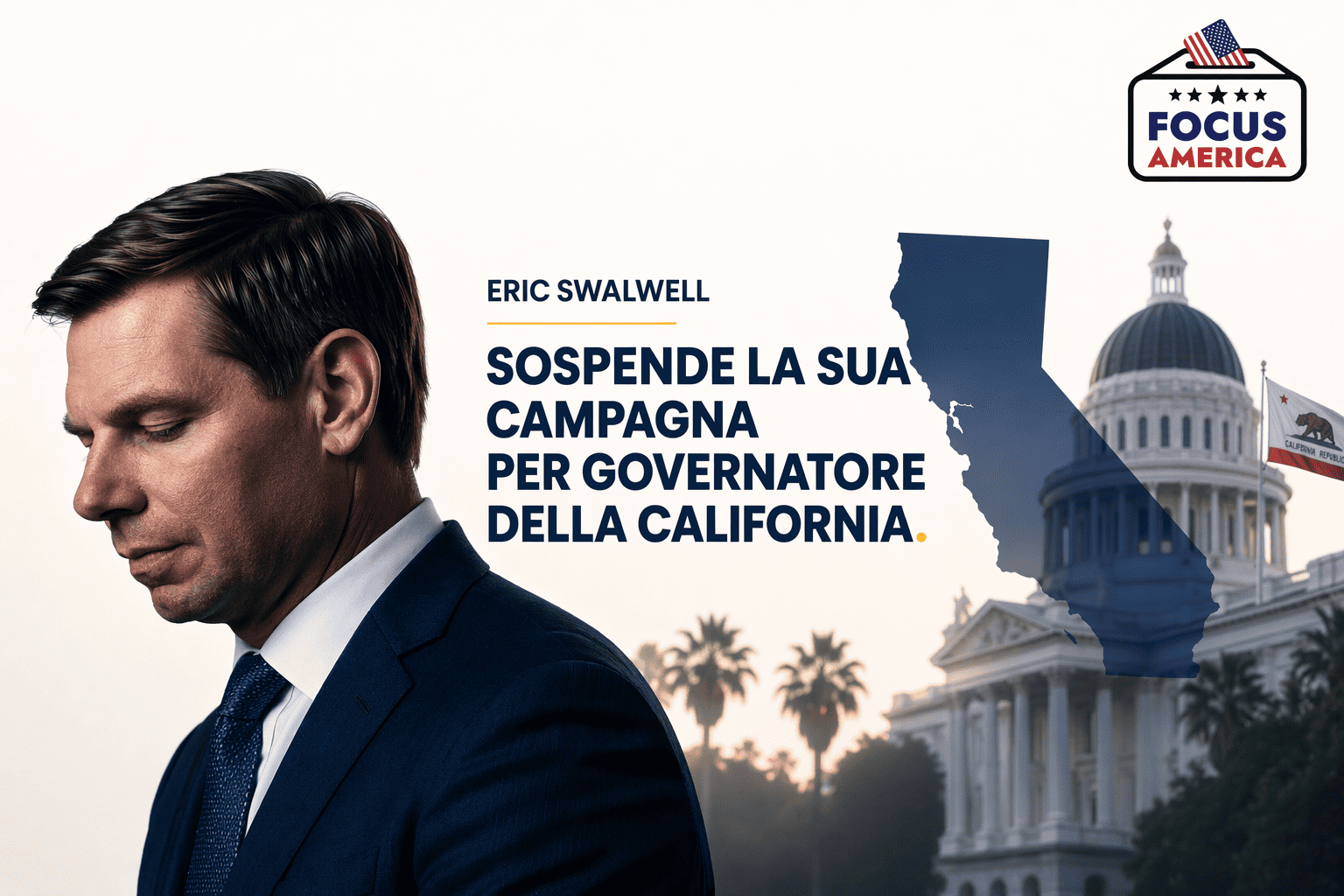 Swalwell sospende la campagna per il governatore della California dopo le accuse di violenza sessuale