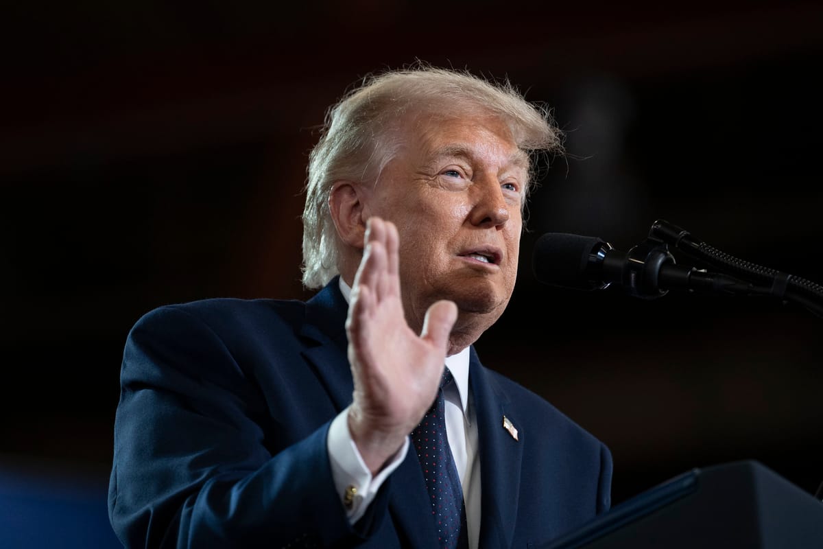 Trump dice di stare benissimo