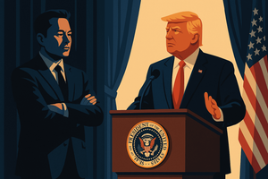 Elon Musk è l'unico che può sfidare Trump apertamente