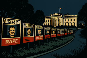 La Casa Bianca espone poster di immigrati irregolari arrestati in vista dei 100 giorni di Trump