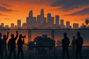 Los Angeles, coprifuoco nel centro città dopo cinque giorni di proteste contro i raid dell'ICE anti-immigrazione