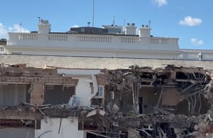 La Casa Bianca demolisce l'East Wing per la sala da ballo di Trump