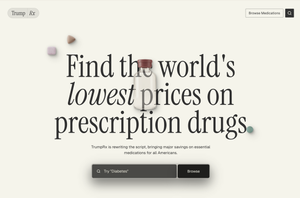 Il sito di Trump per i farmaci è spesso più caro delle alternative
