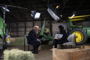 Trump interrompe un'intervista dopo la richiesta di prove dei presunti brogli elettorali