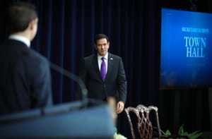 Rubio chiama a raccolta più di 60 paesi contro l'antifa, ma gli alleati si sfilano