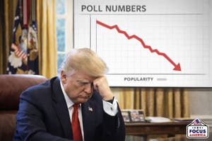 La popolarità di Trump torna di nuovo giù verso i minimi del mandato (26 luglio)