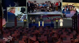 Un soldato in servizio attivo è apparso sul palco della Convention repubblicana